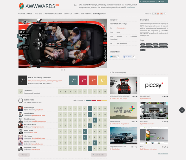 MINI CROSSOVER. BIG POINT  Awwwards  Site of the day.png